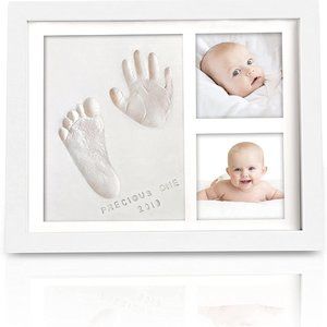 **SOLD** Baby Handprint Footprint Keepsake Kit - Baby Prints Photo Frame Newborn